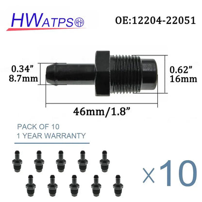 12204-22051 Positive Crankcase Ventilation PCV Exhaust Valve For Toyota Corolla Matrix Celica MR2 Spyder 1.8L 1220422051