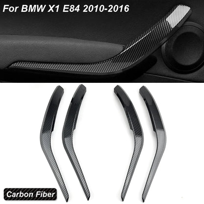 Upgraded Car Left Right Interior Door Armrest Pull Handle Outer Cover Trim For BMW X1 E84 2010-2016