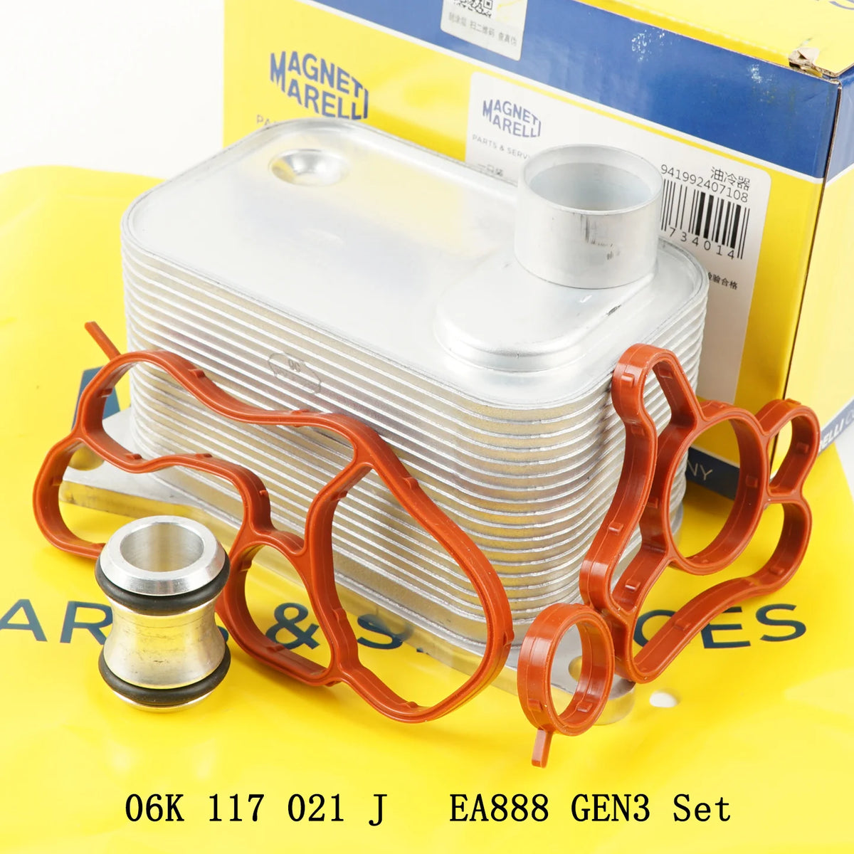 1PCS 06J117021J 06L117021G EA888 Engine Oil Cooler for VW Beetle Golf Jetta Passat Tiguan Scirocco for Audi A3 A4 A5 A6 A7 Q3 Q5