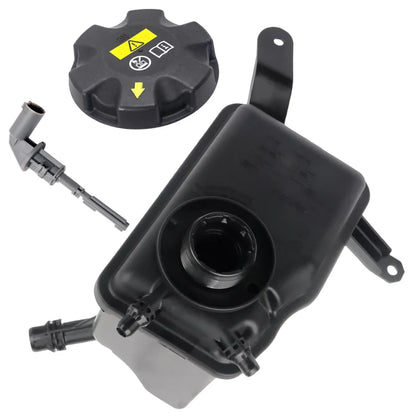 17137542986 Coolant Expansion Tank With Cap With &Level Sensor For BMW E60 E61 E63 E64  520i 523i 525i 530i 540i 550i 630i 650i