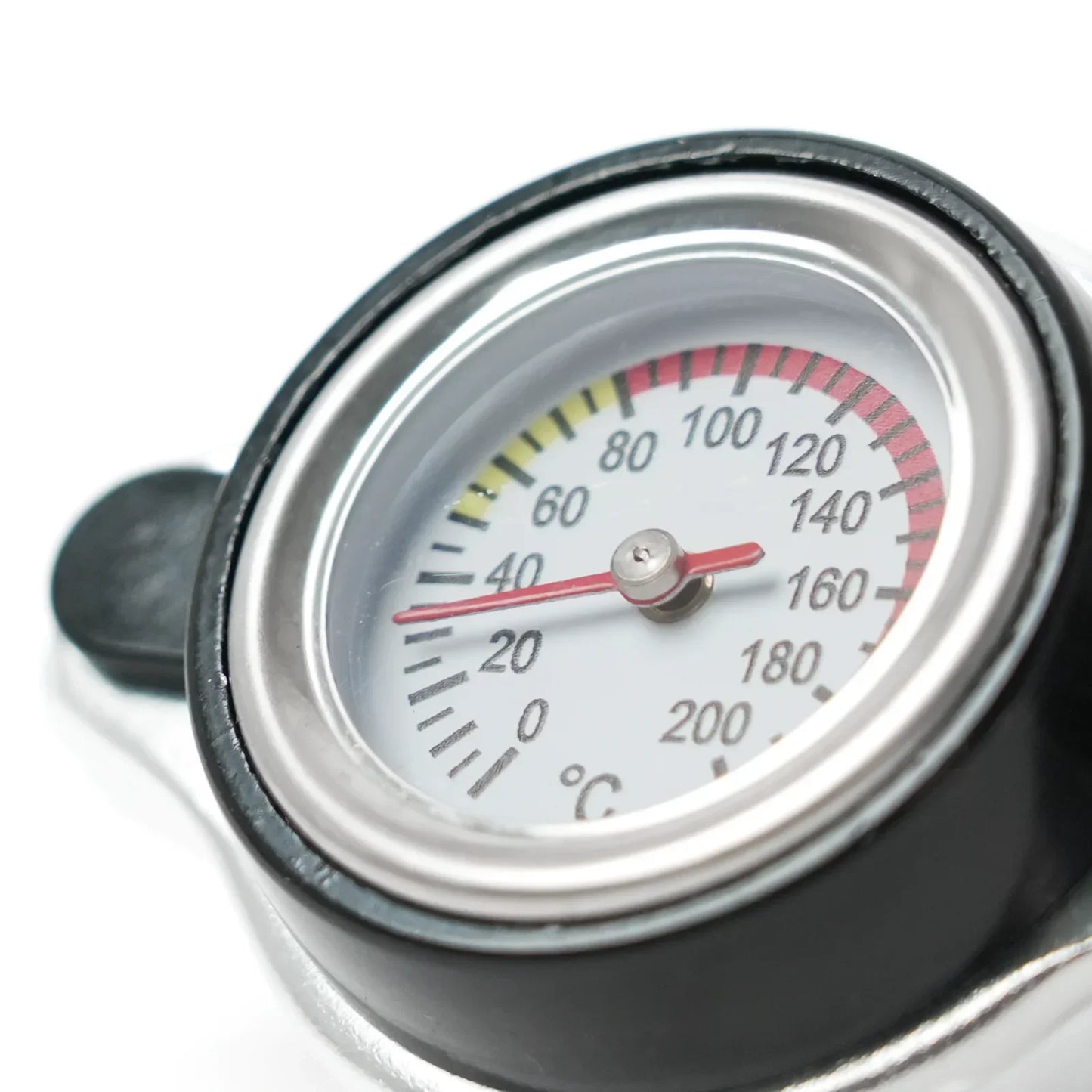 Red Thermo Radiator Cap Tank Cover Water Temperature Gauge with Utility Safe 0.9 Bar/ 1.1 Bar/1.3 Bar Car Motorcycle Styling