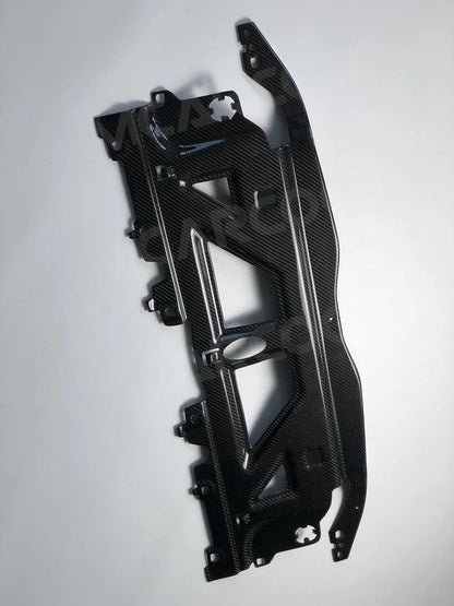 JMCARCOOL Car Water Tank Upper Front Bumper Engine Hood Protector Cap Dry Carbon Fiber For BMW G87 M2 G80 M3 G82 G83 M4 2021+