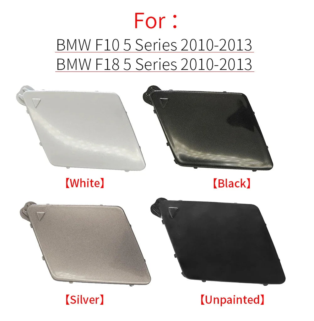 For BMW F10 F11 Car Front Bumper Tow Hook Cover Cap Black For BMW 5 Series 2010-2013 520 523 525 528 530 535 51117246868