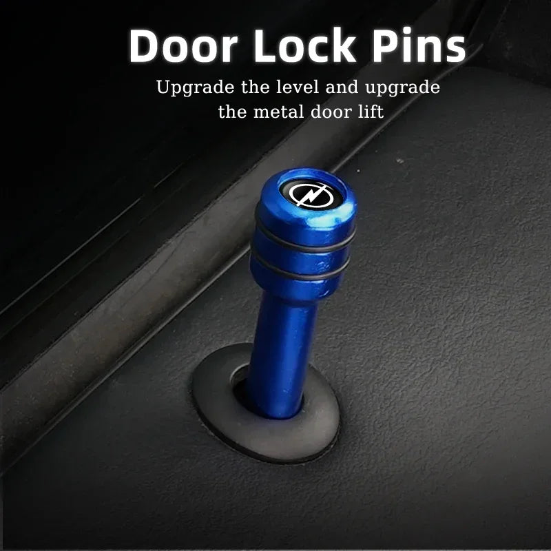 2/4Pcs Car Interior Door Lock Pins Rods Knobs Accessories For Opel Corsa Astra Insignia Zafira Meriva Mokka Grandland Vivaro