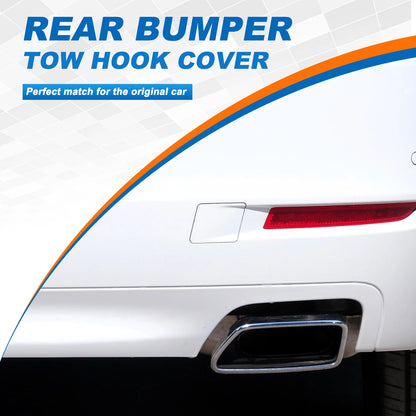 Rear Bumper Tow Hook Cover Cap Towing Eye For BMW 5-Series F10 STANDARD 528i 535d 535i 550i Sedan Accessories 2014 2015 2016