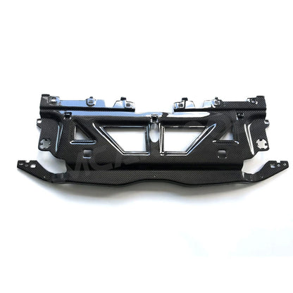 JMCARCOOL Car Water Tank Upper Front Bumper Engine Hood Protector Cap Dry Carbon Fiber For BMW G87 M2 G80 M3 G82 G83 M4 2021+
