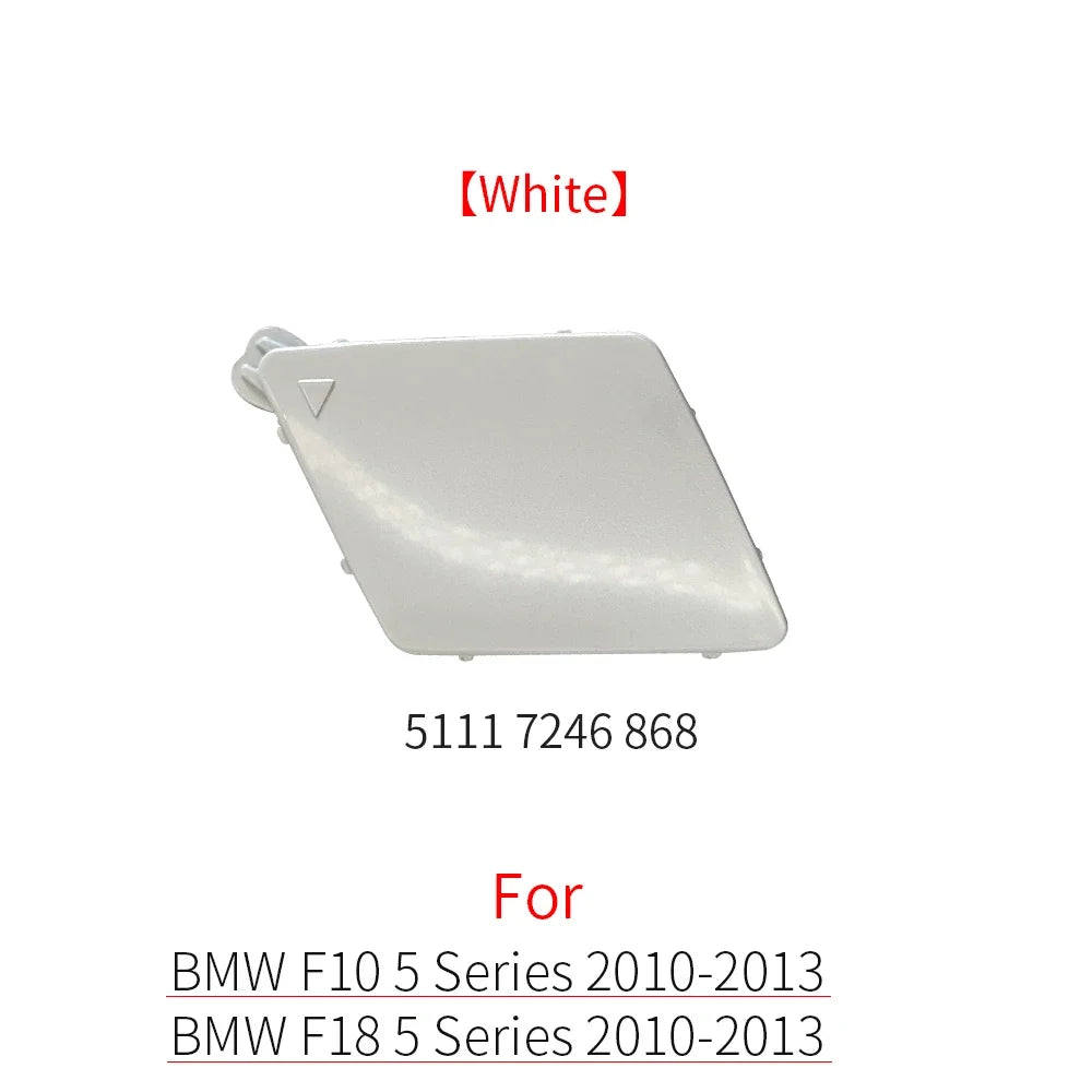 For BMW F10 F11 Car Front Bumper Tow Hook Cover Cap Black For BMW 5 Series 2010-2013 520 523 525 528 530 535 51117246868