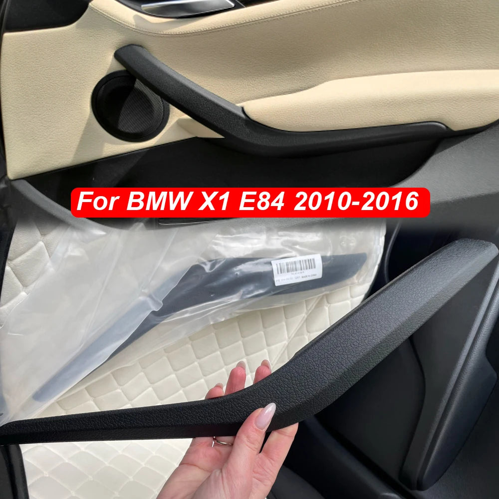 Upgraded Car Left Right Interior Door Armrest Pull Handle Outer Cover Trim For BMW X1 E84 2010-2016