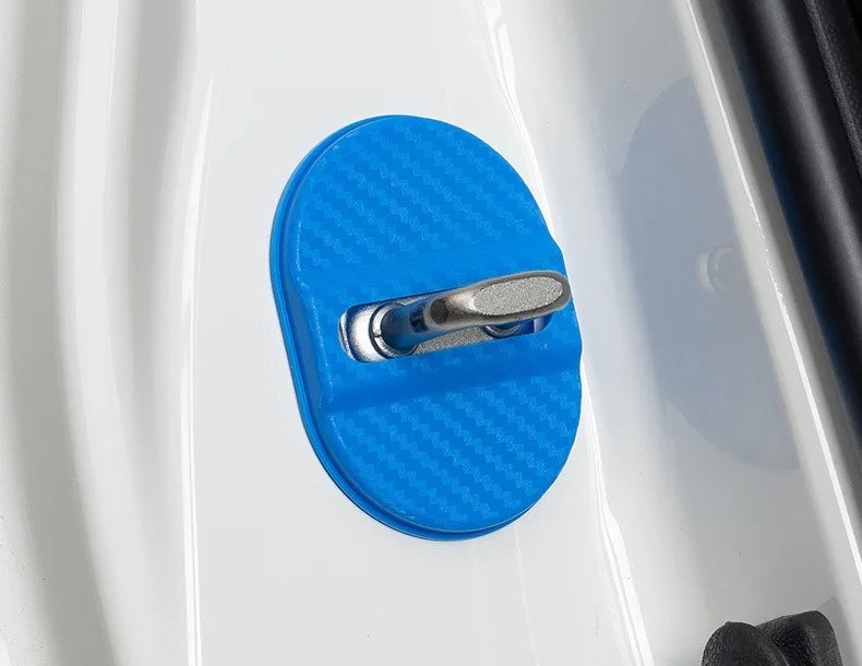 For Opel Corsa Astra Insignia Mokka Adam Combo OPC Antara Vectra 4PCS Car Door Lock Cover Stainless Steel Protection Accessories