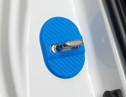 For Opel Corsa Astra Insignia Mokka Adam Combo OPC Antara Vectra 4PCS Car Door Lock Cover Stainless Steel Protection Accessories