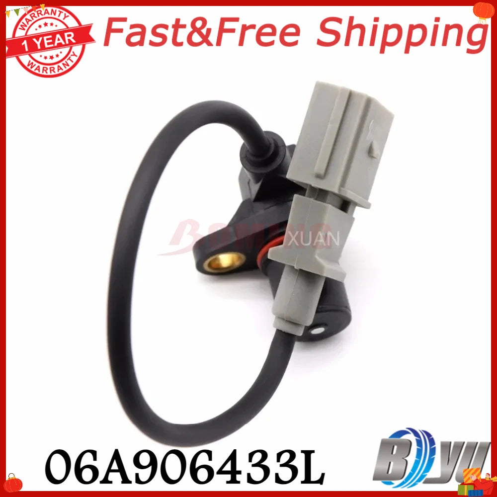 06A906433L 06A906433G 06A906433N Car Crankshaft Position Sensor For AUDI A3 A4 TT For VW BEETLE EOS GOLF GTI JETTA PASSAT