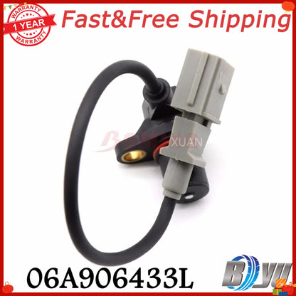 06A906433L 06A906433G 06A906433N Car Crankshaft Position Sensor For AUDI A3 A4 TT For VW BEETLE EOS GOLF GTI JETTA PASSAT