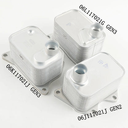 1PCS 06J117021J 06L117021G EA888 Engine Oil Cooler for VW Beetle Golf Jetta Passat Tiguan Scirocco for Audi A3 A4 A5 A6 A7 Q3 Q5