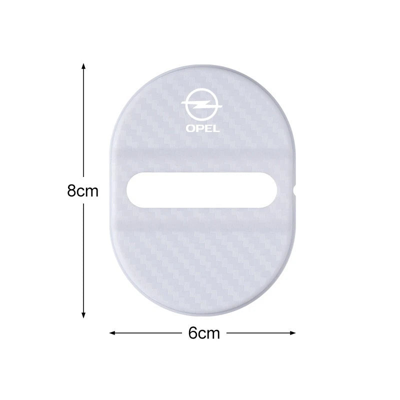 For Opel Corsa Astra Insignia Mokka Adam Combo OPC Antara Vectra 4PCS Car Door Lock Cover Stainless Steel Protection Accessories