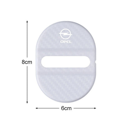 For Opel Corsa Astra Insignia Mokka Adam Combo OPC Antara Vectra 4PCS Car Door Lock Cover Stainless Steel Protection Accessories