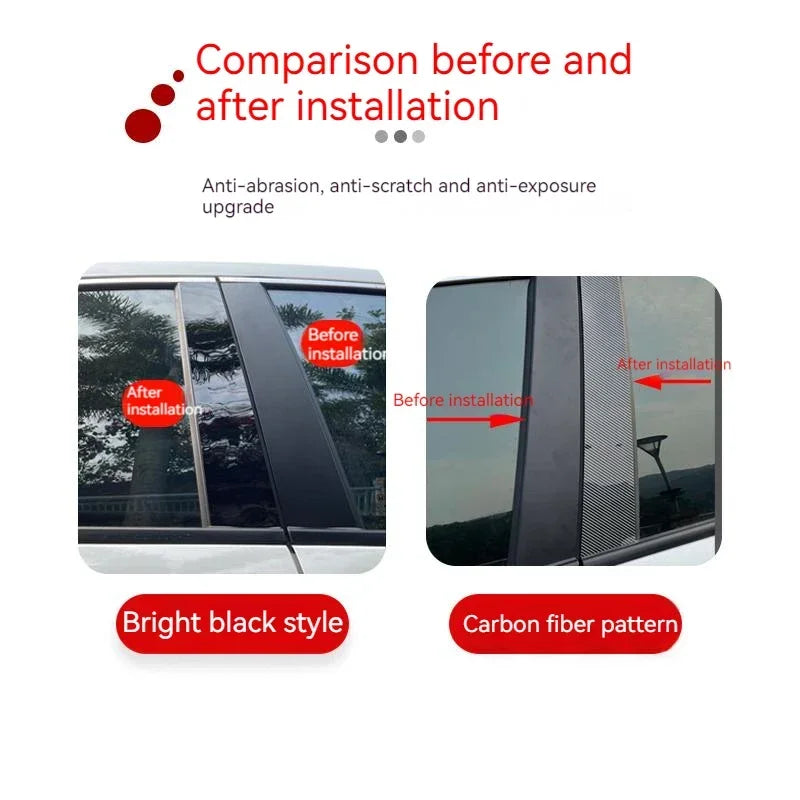 Car Pillar Posts Door Window Trim Stickers Styling For Opel Antara Vauxhall Antara Insignia A Buick For Chevrolet Captiva Sport