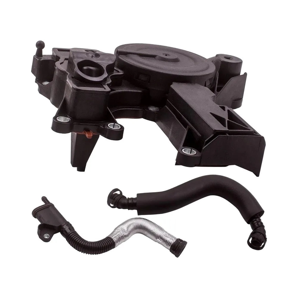PCV Valve Crankcase Vent Oil Separator Kit Compatible With Audi=A3=A4=A5=Q5=VW=Golf=Jetta=Passat=Tiguan 06H103495AH