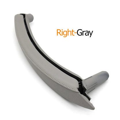 Interior Car Left Right Passenger Door Pull Handle with Leather Cover Trim Replacement For BMW X5 X6 E70 E71 E72 2007-2013