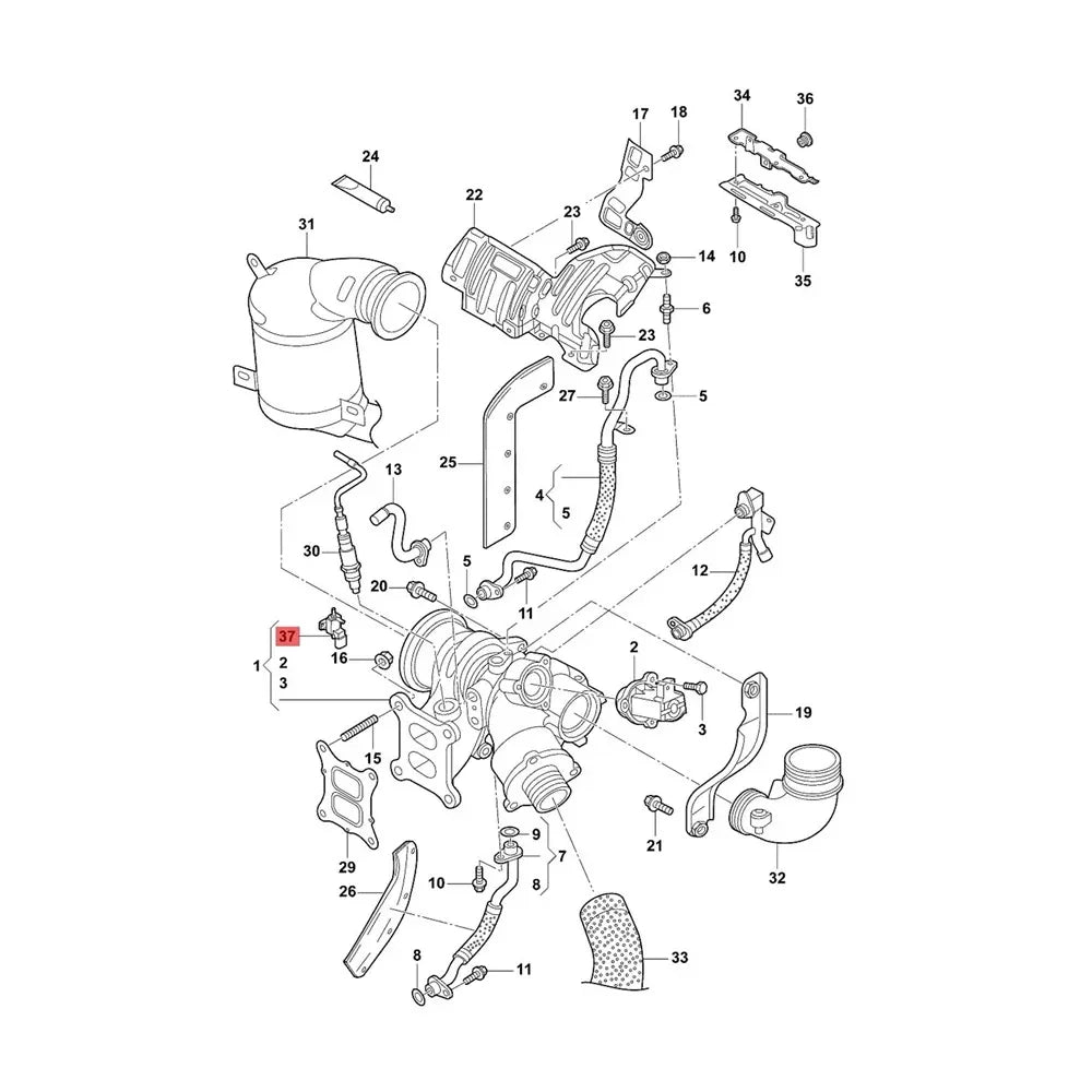 06F906283F 06F906283A Pressure Control N75 Valve For Golf Beetle CC EOS  Passat A1 A3 A4 A6 S3 S4 S6 Q3 Q5 TT