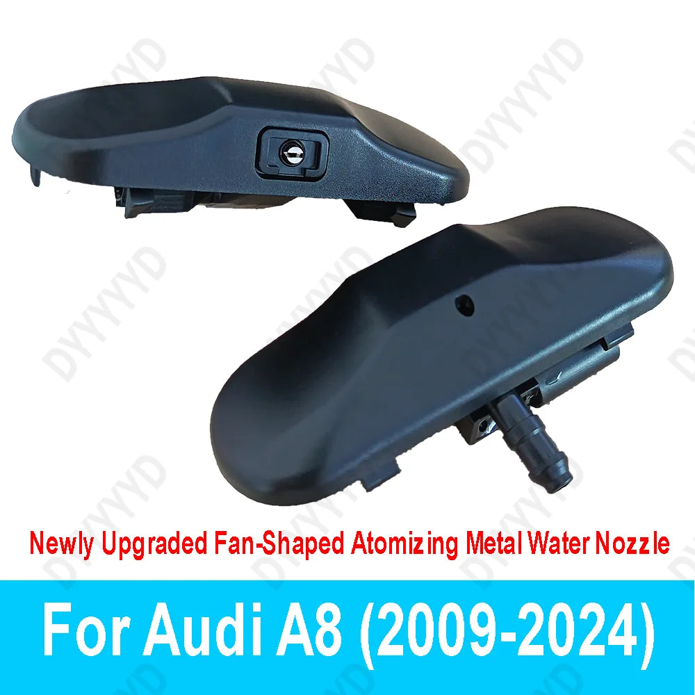 Heated Spray Glass Water Nozzle For Audi A1 8X A3 8V A4 B8 A6 C7 C8 A7 C7 A8 Q3 Q5 Q7 Windscreen Washer Jet Water Spray Nozzles