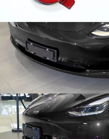 Auto Car Front Bumper Tow Hook Eye Cover Trim Trailer Cap Plug for Tesla Model 3 Automobiles Parts Accessories