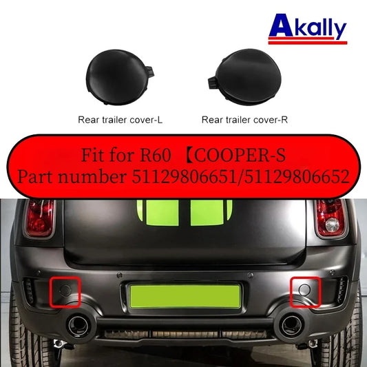 For BMW Mini R60 COOPER S 51129806651 51129806652 51119801923 51119806062 Car Front Rear Bumper Trailer Tow Eye Hook Cap Cover