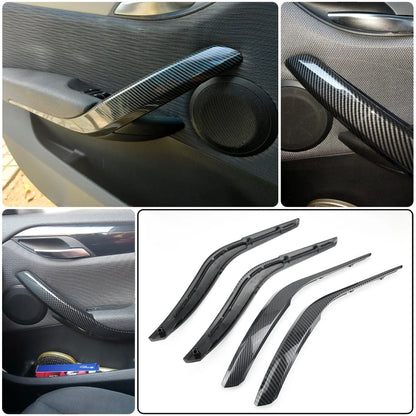 Upgraded Car Left Right Interior Door Armrest Pull Handle Outer Cover Trim For BMW X1 E84 2010-2016