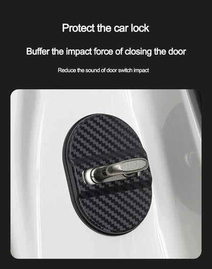 For Opel Corsa Astra Insignia Mokka Adam Combo OPC Antara Vectra 4PCS Car Door Lock Cover Stainless Steel Protection Accessories