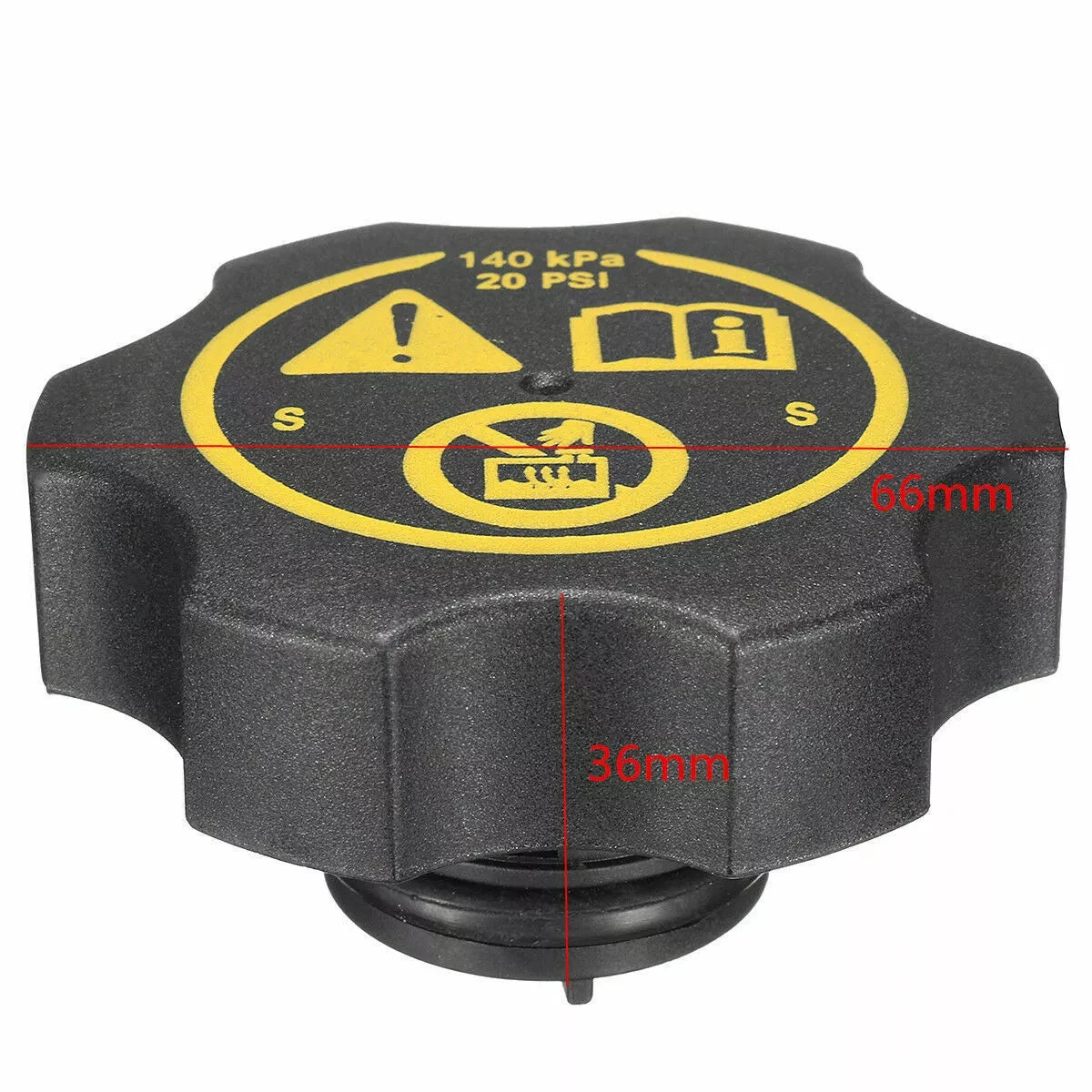 13502353 Car Tank Radiator Expansion Water Tank Cap For Vauxhall Astra Corsa Insignia Tank Cap Coolant Expansion Header