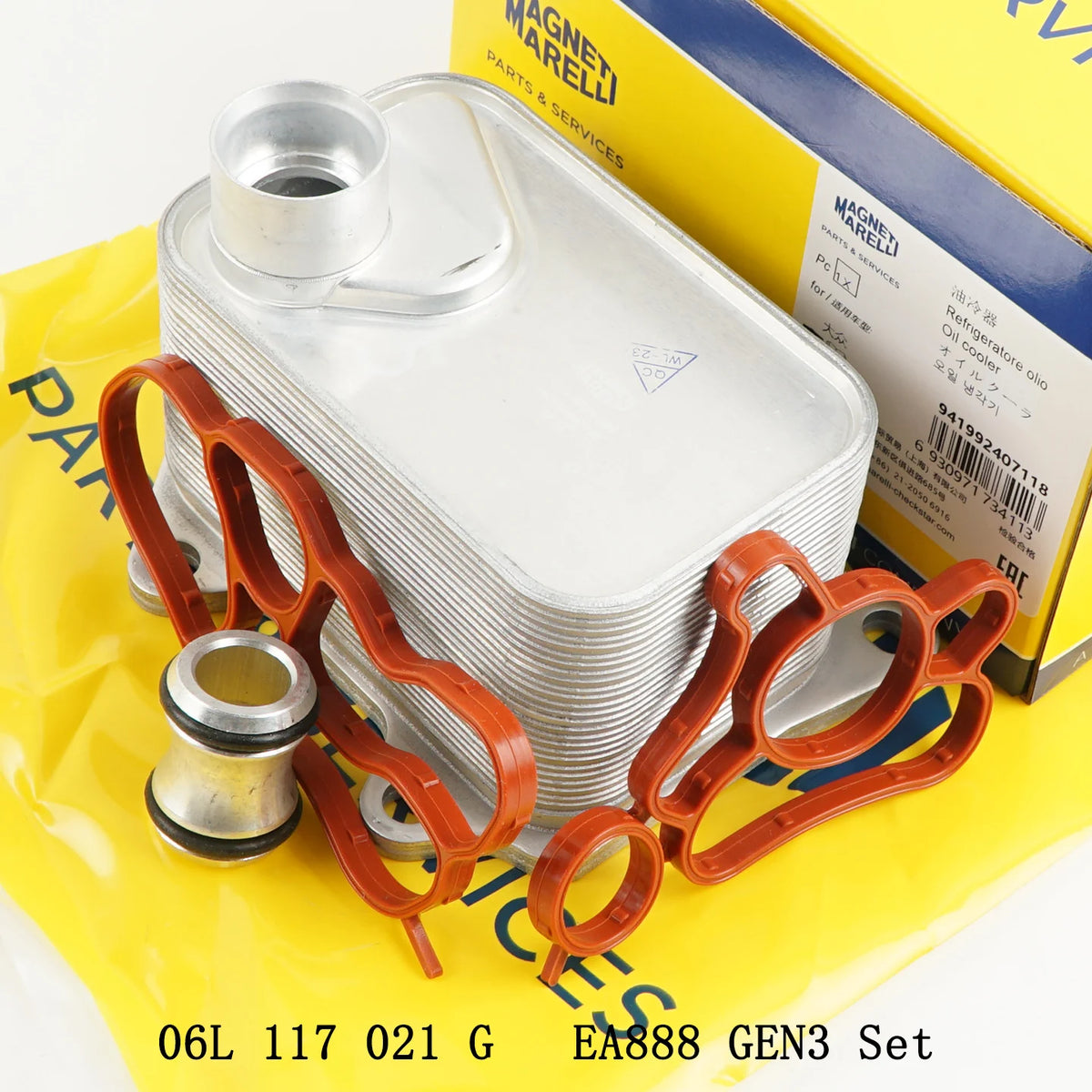 1PCS 06J117021J 06L117021G EA888 Engine Oil Cooler for VW Beetle Golf Jetta Passat Tiguan Scirocco for Audi A3 A4 A5 A6 A7 Q3 Q5
