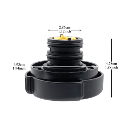 For BMW 3 5 6 7 Series E46 E36 E39 E61 E64 E65 X3 Expansion Tank Cap Radiator Cover Oil cap 17111742232 Replacement  Accessories