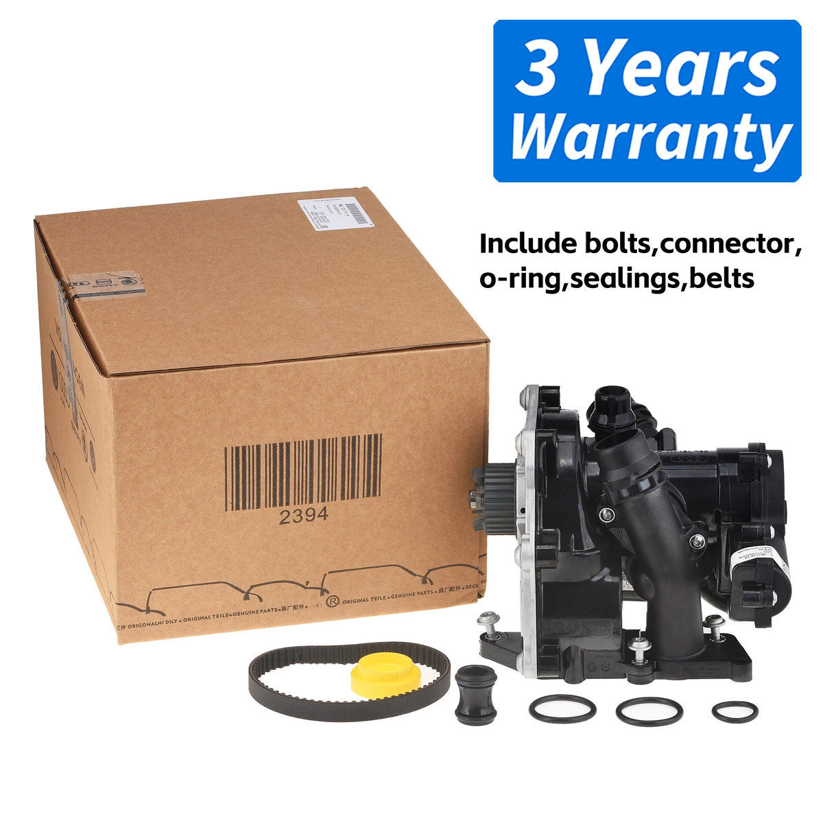 OEM EA888 Mk3 Water Pump Thermostat Assembly 06L121111H,06L121111G,6L121011B For VW GOLF,Passat,Tiguan,AUDI A3/A4/A5/A6/Q5