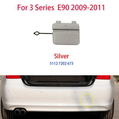 Rear Bumper Towing Hook Cover Shell For BMW 3 2009-2011 E90 LCI 318 320 323 325 328 330 335 Hauling Trailer Cap 51127202673