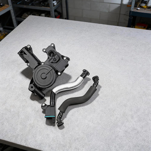 PCV Valve Crankcase Vent Oil Separator Kit Compatible With Audi=A3=A4=A5=Q5=VW=Golf=Jetta=Passat=Tiguan 06H103495AH