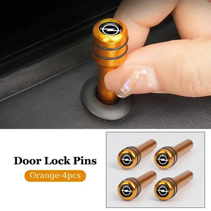 2/4Pcs Car Interior Door Lock Pins Rods Knobs Accessories For Opel Corsa Astra Insignia Zafira Meriva Mokka Grandland Vivaro