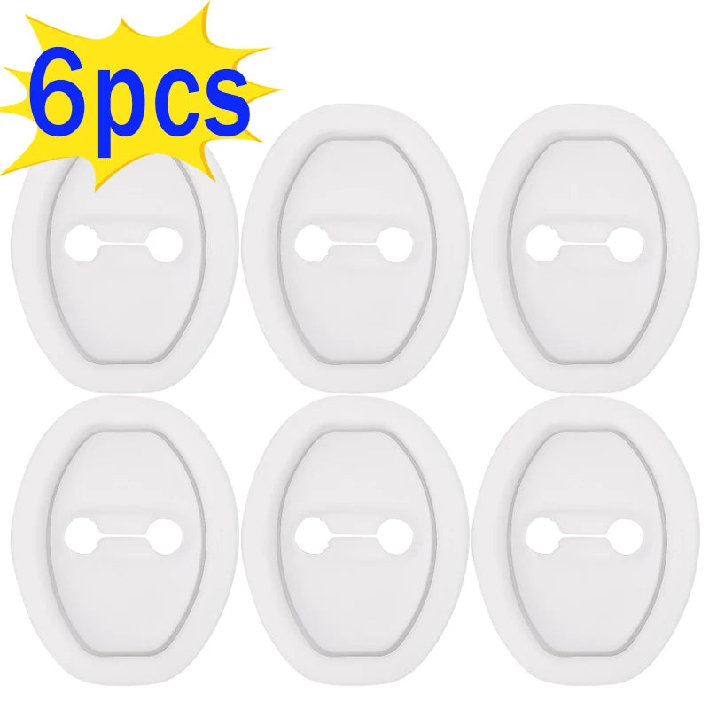 Universal Car Door Lock Shock Absorbing Damping Sealing Pad Silent Replacement Accessories Auto Vibration Absorber Rubber