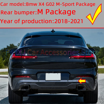 For BMW X4 G02 M-Sport Front Rear Bumper Towing Hook Cover Cap Hauling Shell Lid 2018 2019 2020 2021#51118064606 51128065134