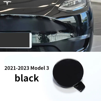 Auto Car Front Bumper Tow Hook Eye Cover Trim Trailer Cap Plug for Tesla Model 3 Automobiles Parts Accessories