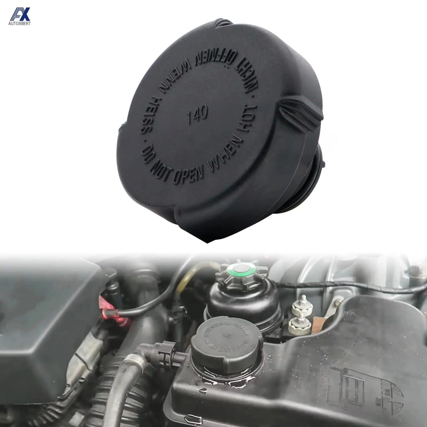 For BMW 3 5 6 7 Series E46 E36 E39 E61 E64 E65 X3 Expansion Tank Cap Radiator Cover Oil cap 17111742232 Replacement  Accessories