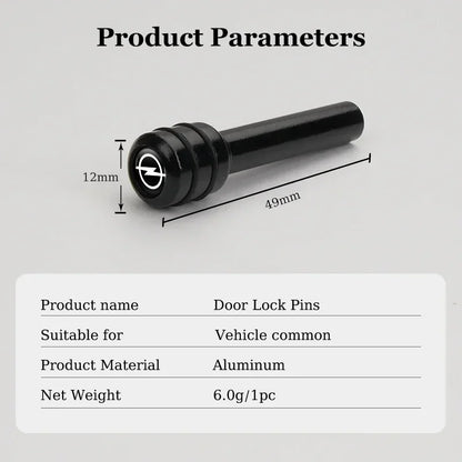 2/4Pcs Car Interior Door Lock Pins Rods Knobs Accessories For Opel Corsa Astra Insignia Zafira Meriva Mokka Grandland Vivaro