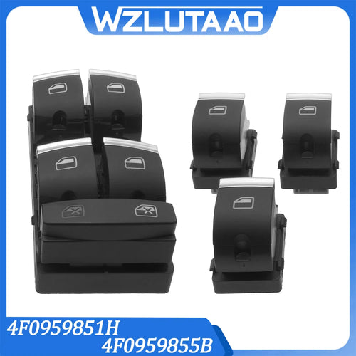 4F0959851H 4F0959855B Master Window Switch Control Button For Audi A3 S3 SP 2009-2013 Q7 2010-2015 RS3 SP 2011-2013