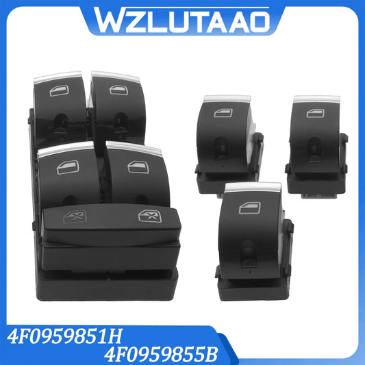 4F0959851H 4F0959855B Master Window Switch Control Button For Audi A3 S3 SP 2009-2013 Q7 2010-2015 RS3 SP 2011-2013