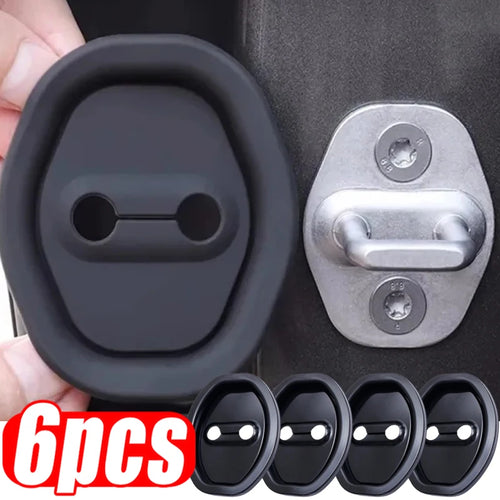 Universal Car Door Lock Shock Absorbing Damping Sealing Pad Silent Replacement Accessories Auto Vibration Absorber Rubber