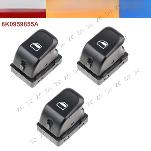 S+ 3*Electric Window Control Switch Passenger Side 8K0959855A For AUDI A4 2009-2015