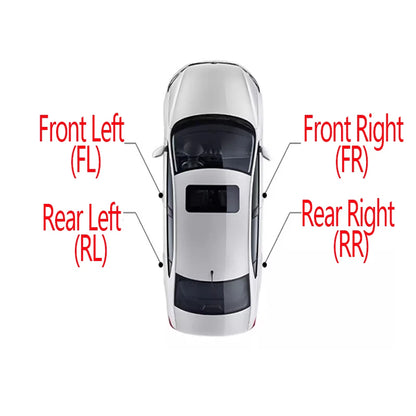 Front Bumper Tow Hook Cover Cap With Color For BMW 3 Series 320 325 330li 2023 2024