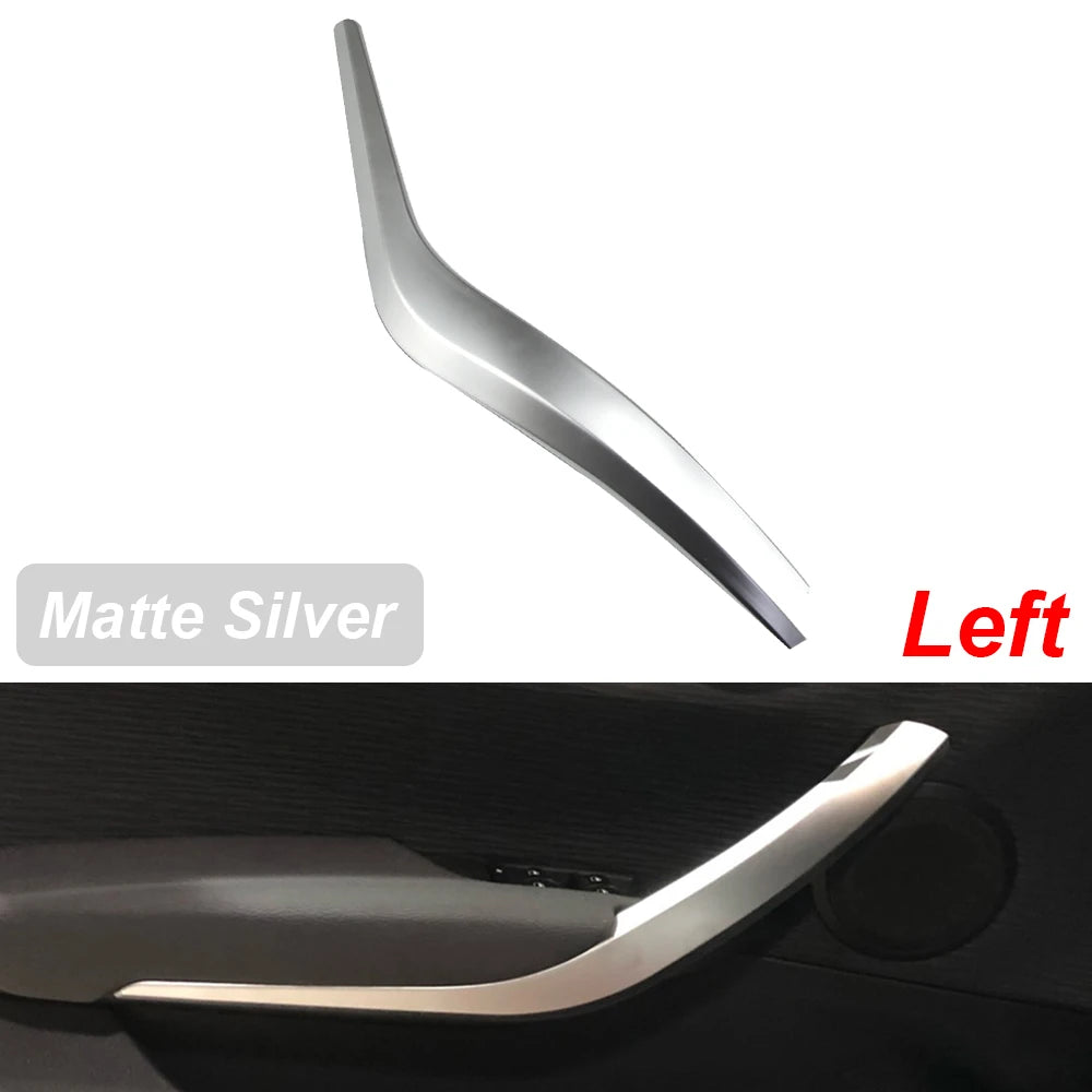 Upgraded Car Left Right Interior Door Armrest Pull Handle Outer Cover Trim For BMW X1 E84 2010-2016