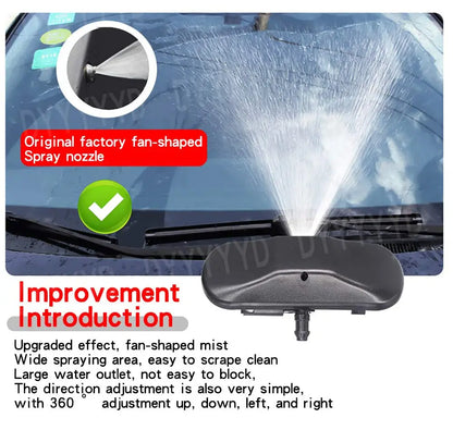 Heated Spray Glass Water Nozzle For Audi A1 8X A3 8V A4 B8 A6 C7 C8 A7 C7 A8 Q3 Q5 Q7 Windscreen Washer Jet Water Spray Nozzles