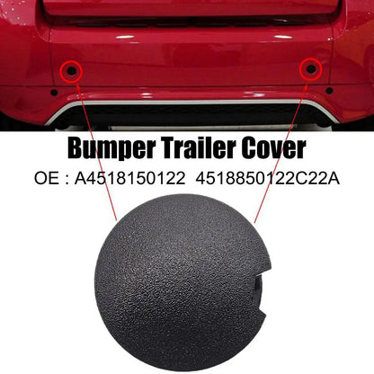 Car Front Rear Bumper Tow Hook Eye Coupler Trailer Cover Cap Plug A4518150122; 4518850122C22A For Smart Fortwo W451 2007-20 R1E2