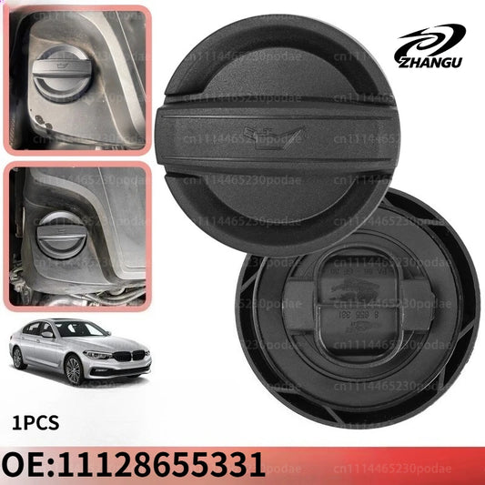 ZHANGU 11128655331  Engine Oil Filler Neck Sealing Tank Cap Cover For Bmw 1 3 5 Series E60 E87 E90 E91 F10 F11 F20 F21 F30 Mini