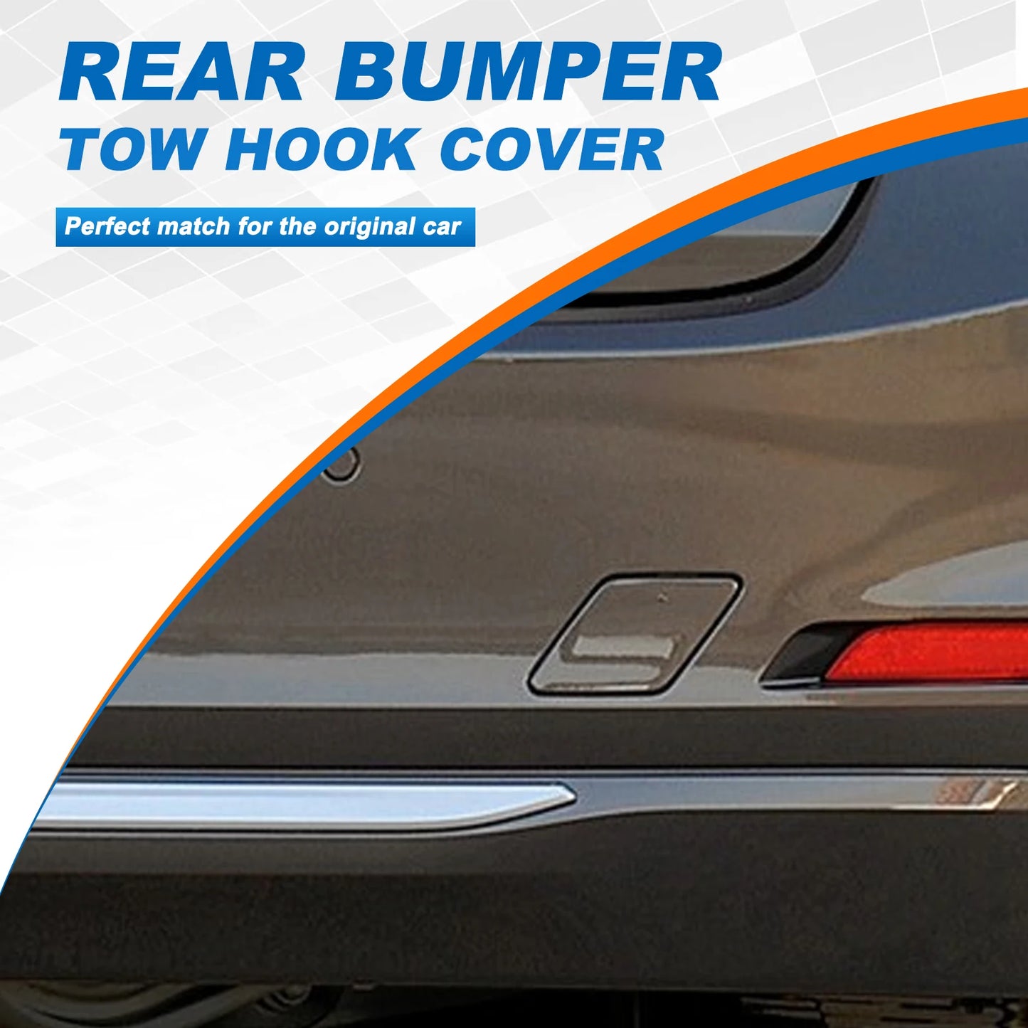 Rear Bumper Tow Hook Cover Cap Towing Eye For BMW F30 3 Series 320i 328i 335i Accessories 2012-2015 51127312748 51127301464